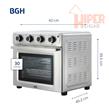 Horno Eléctrico + Airfryer con Espiedo BGH BHE30FX24T