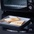 Horno 9L sobre mesada para 4 rebanadas y pizza de 20cm - Inox. - AMERY AM-OG009