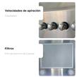 Horno eléctrico de empotrar + Anafe eléctrico 4H + Extractor Florencia