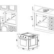 Horno eléctrico Florencia 7857F + Anafe multigas 4H Florencia 6749M
