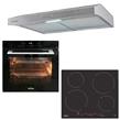 Horno eléctrico de empotrar + Anafe eléctrico 4H + Extractor Florencia