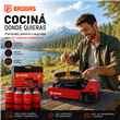 Anafe Cocina a Gas Butano Brogas 465 + Maletin