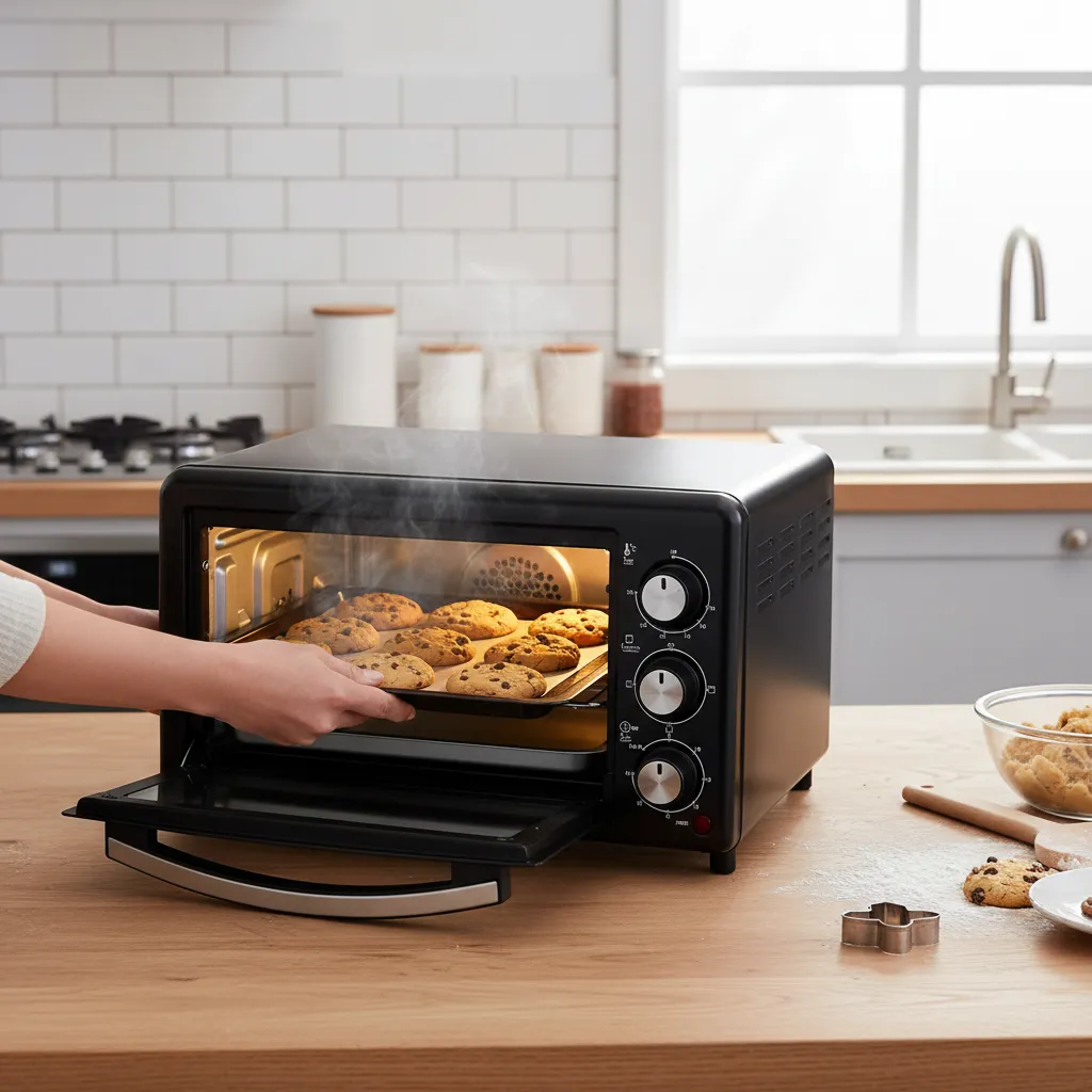 Horno eléctrico 17L para 4 rebanadas y pizza de 28cm AMERY AM-OG0017