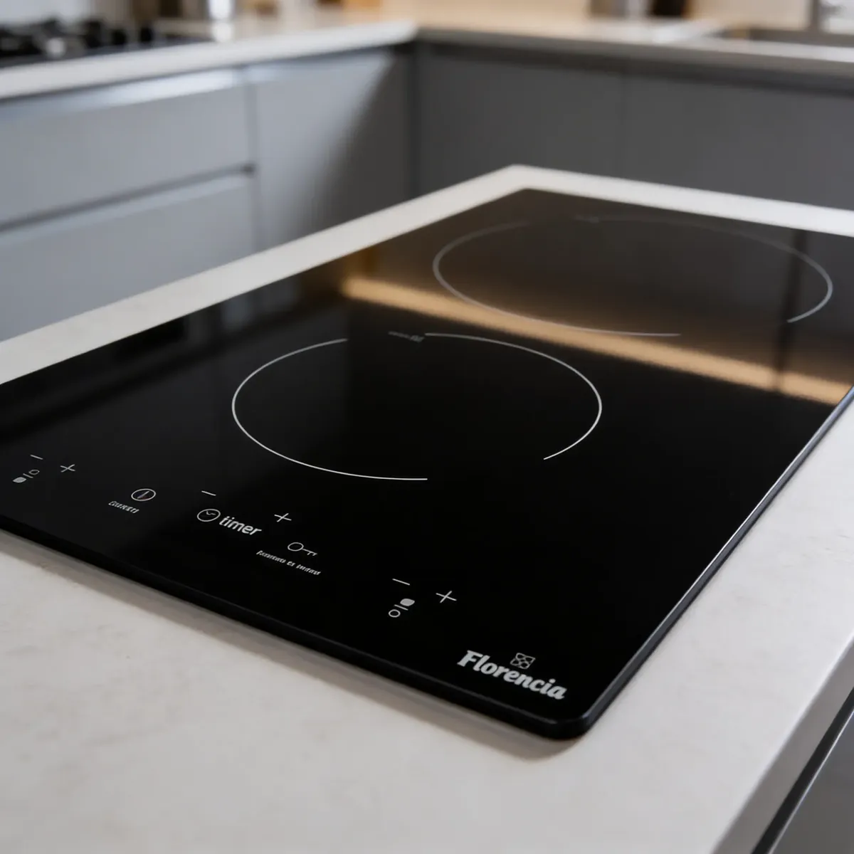 Horno electrico Florencia 7987 + Anafe a Inducción Magnética Florencia 6889G