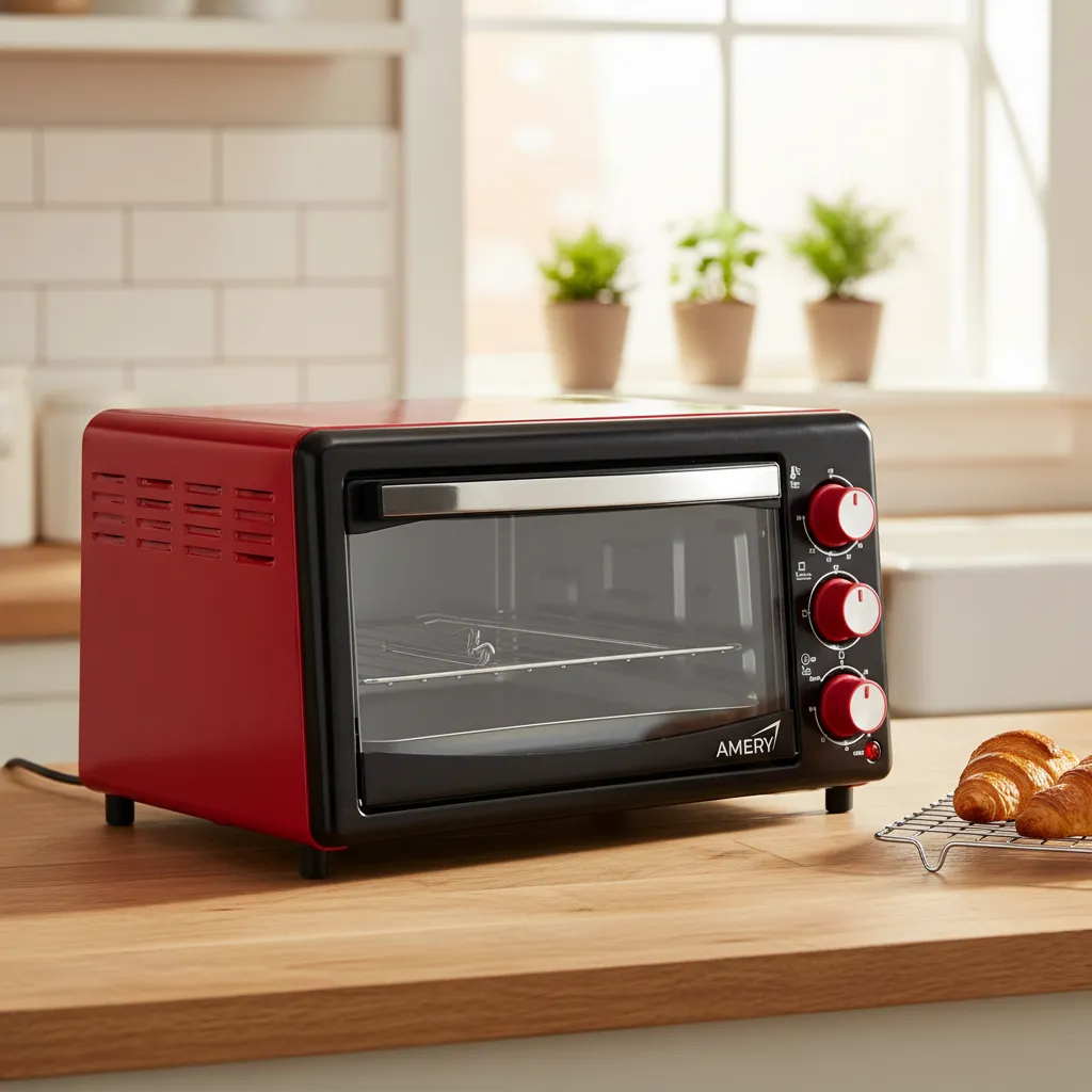 Horno eléctrico 17L para 4 rebanadas y pizza de 28cm AMERY AM-OG0017