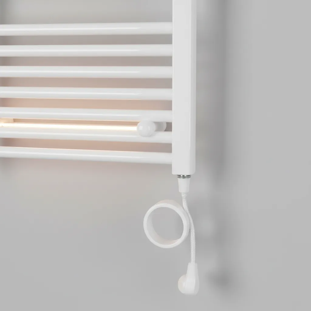 (x2 UNIDADES) Toallero Calefactor Eléctrico Blanco Peisa Domino S 80