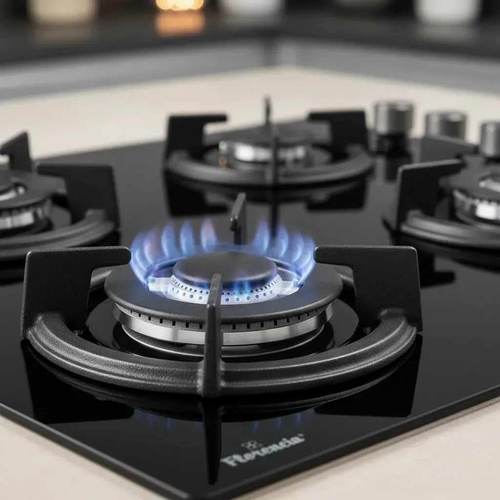 Anafe a Gas de Vidrio Templado 60cm Florencia 6749M