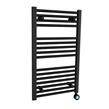 (x2 UNIDADES) Toallero Calefactor Eléctrico Negro Peisa Domino D 80