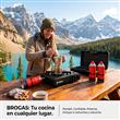 Anafe para Camping a Gas Brogas 465 + Maletin + 4 Cartuchos