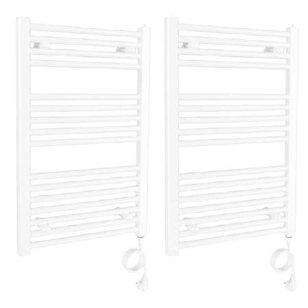 (x2 UNIDADES) Toallero Calefactor Eléctrico Blanco Peisa Domino S 80