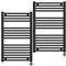 (x2 UNIDADES) Toallero Calefactor Eléctrico Negro Peisa Domino D 80