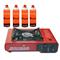 Anafe para Camping a Gas Brogas 465 + Maletin + 4 Cartuchos