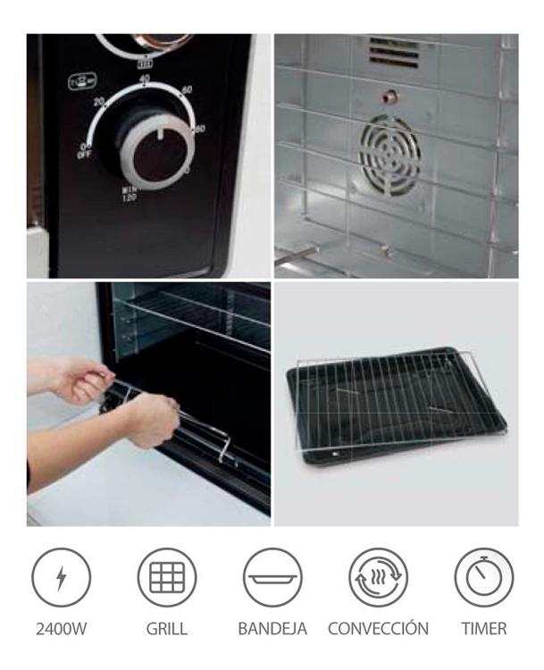 Horno Eléctrico Ultracomb UC100CL - HiperHogar