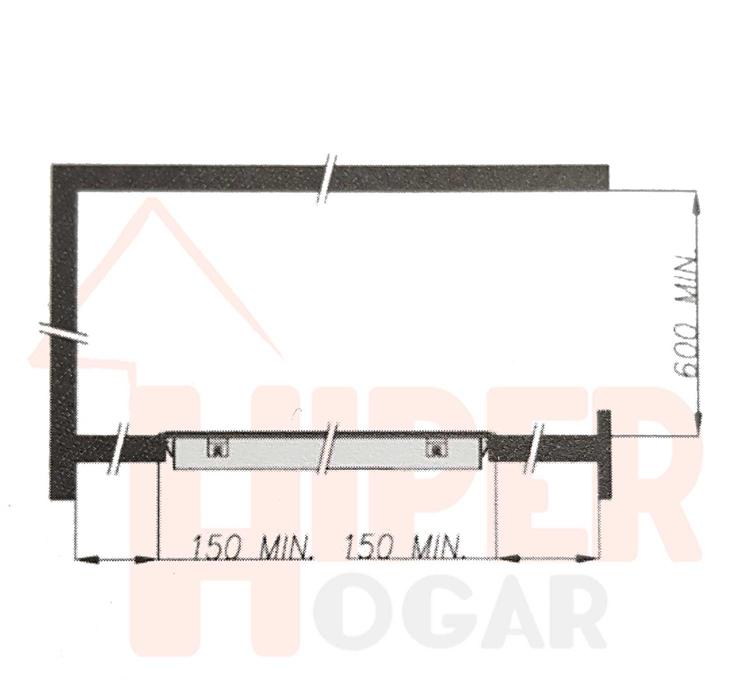 Anafe Vitrocerámico 4 H Domec AV46 - HiperHogar